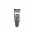 Picture of Medium Duty 2-3/8" x 3-5/8"  Plate Caster With 5" Gray Polyurethane Wheel