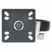 Picture of Medium Duty 4" x 4" Universal Plate Caster With 5" Black Polyolefin Wheel With Brake
