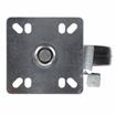 Picture of Medium Duty 4" x 4" Universal Plate Caster With 5" Black Rubber Wheel With Brake