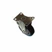 Picture of Medium Duty 2-3/8" x 3-5/8"  Rigid Plate Caster With 4" Blue Polyurethane Wheel
