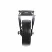Picture of Medium Duty 2-3/8" x 3-5/8"  Rigid Plate Caster With 5" Black Polyolefin Wheel
