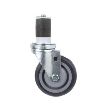 Picture of Medium Duty 1" Expanding Stem Caster With 4" Blue Polyurethane Wheel