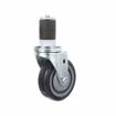 Picture of Medium Duty 1" Expanding Stem Caster With 4" Blue Polyurethane Wheel