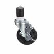 Picture of Medium Duty 1-5/8" Expanding Stem Caster With 5" Black Rubber Wheel With Brake