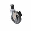 Picture of Medium Duty 1-5/8" Expanding Stem Caster With 5" Blue Polyurethane Wheel With Top Brake