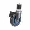 Picture of Medium Duty 1-5/8" Expanding Stem Caster With 5" Gray Polyurethane Wheel With Top Brake
