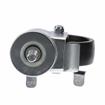 Picture of Medium Duty 1/2-13 x 1-1/2" Threaded Stem Caster With 3" Black Polyolefin Wheel With Brake