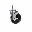 Picture of Medium Duty 1/2-13 x 1-1/2" Threaded Stem Caster With 3" Black Polyolefin Wheel With Brake