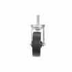 Picture of Medium Duty 1/2-13 x 1-1/2" Threaded Stem Caster With 3" Black Polyolefin Wheel
