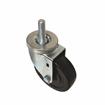 Picture of Medium Duty 1/2-13 x 1-1/2" Threaded Stem Caster With 3" Black Rubber Wheel With Brake