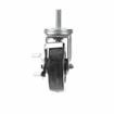 Picture of Medium Duty 1/2-13 x 1-1/2" Threaded Stem Caster With 3" Black Rubber Wheel