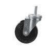 Picture of Medium Duty 1/2-13 x 1-1/2" Threaded Stem Caster With 3" Black Rubber Wheel
