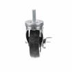 Picture of Medium Duty 1/2-13 x 1-1/2" Threaded Stem Caster With 3" Black Rubber Wheel