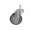 Picture of Medium Duty 1/2-13 x 1-1/2" Threaded Stem Caster With 3" Blue Polyurethane Wheel With Brake