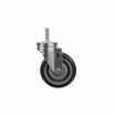 Picture of Medium Duty 1/2-13 x 1-1/2" Threaded Stem Caster With 3" Blue Polyurethane Wheel
