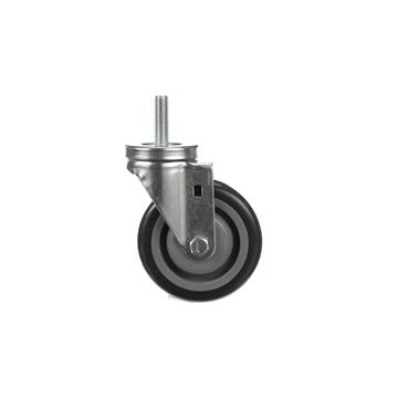 Picture of Medium Duty 1/2-13 x 1-1/2" Threaded Stem Caster With 3" Blue Polyurethane Wheel