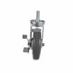 Picture of Medium Duty 5/8-11 x 1-1/2" Threaded Stem Caster With 5" Gray Polyurethane Wheel With Brake