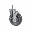 Picture of Medium Duty 5/8-11 x 1-1/2" Threaded Stem Caster With 5" Gray Polyurethane Wheel With Brake