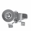 Picture of Medium Duty 5/8-11 x 1-1/2" Threaded Stem Caster With 5" Gray Polyurethane Wheel With Brake