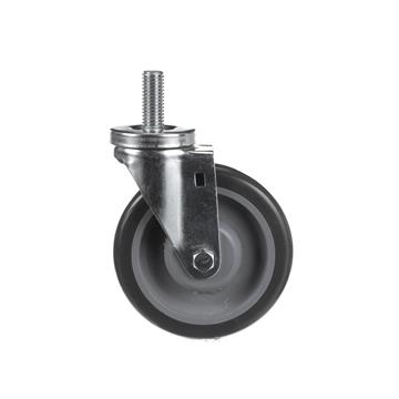 Picture of Medium Duty 5/8-11 x 1-1/2" Threaded Stem Caster With 5" Gray Polyurethane Wheel