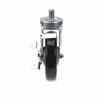 Picture of Medium Duty 5/8-11 x 1" Threaded Stem Caster With 5" Blue Polyurethane Wheel With Brake