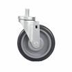 Picture of Medium Duty 5/8-11 x 1" Threaded Stem Caster With 5" Blue Polyurethane Wheel