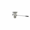 Picture of Encore Lever Handle Drain, 3-1/2" Sink Opening, 1-1/2" Outlet with crumb cup strainer and Brass Reducer
