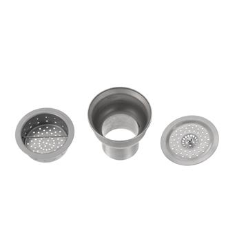 Picture of Encore® Stainless Steel Box Pattern Drain Bowl, Basket, and Cover with Welded Tailpiece