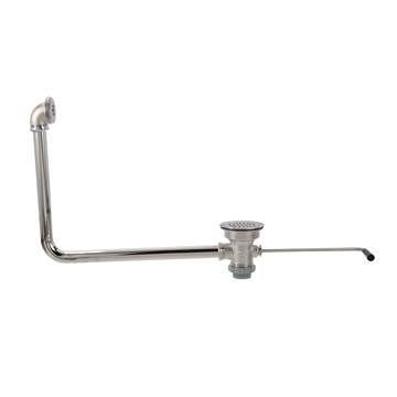 Picture of Encore® Twist Handle Drain, 3-1/2" Sink Opening, 1-1/2" Outlet with Overflow Assembly and Crumb Cup Strainer