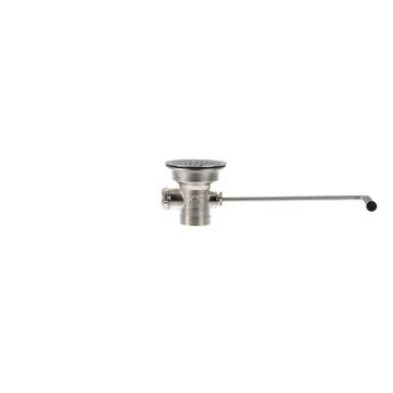 Picture of TOP-LINE® Twist Handle Drain, 3-1/2" Sink Opening, 2" Outlet with 1-1/2" Male Reducer