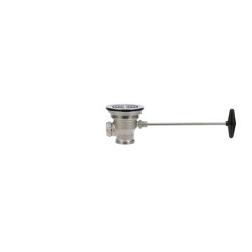 Picture of Encore® Quik-Flo Rotary Drain with Flat Strainer, 3-1/2" Sink Opening, 2" Male or 1-1/2" Female Outlet