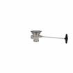 Picture of Encore® Quik-Flo Rotary Drain with Flat Strainer, 3-1/2" Sink Opening, 2" Male or 1-1/2" Female Outlet