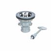 Picture of TOP-LINE® SinkMate Universal ABS Rotary Drain with 6" Handle, 3-1/2" Sink Opening, 1-1/2" & 2" Outlet