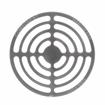 Picture of Encore® DrainMaster/Quik-Flo Rotary Drain stainless steel Flat Strainer