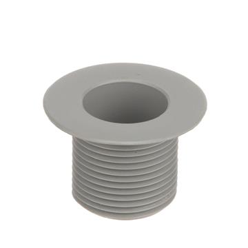 Picture of Encore® Gray ABS Sink Drain 1-1/2" L, 1-3/8" Dia. Sink Opening, 2" Face Flange, 1" NPS