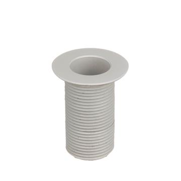 Picture of Encore® Gray ABS Sink Drain 2-7/8" L, 1-3/8" Dia. Sink Opening, 2" Face Flange, 1" NPS