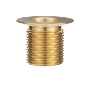 Picture of Encore® Brass Sink Drain 1-1/2" L, 1-3/8" Dia. Sink Opening, 2" Face Flange, 1" NPS