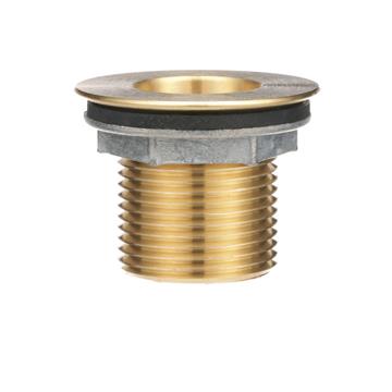Picture of Encore® Brass Sink Drain 1-1/2" L, 1-3/8" Dia. Sink Opening, 2" Face Flange, Includes: Locknut & Washer, 1" NPS