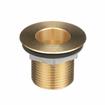 Picture of Encore® Brass Sink Drain 1-1/2" L, 1-3/8" Dia. Sink Opening, 2" Face Flange, Includes: Locknut & Washer, 1" NPS