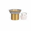 Picture of Encore® Brass Sink Drain 1-1/2" L, 1-3/8" Dia. Sink Opening, 2" Face Flange, Includes: Locknut, Washer and Stopper, 1" NPS