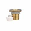 Picture of Encore® Brass Sink Drain 1-1/2" L, 1-3/8" Dia. Sink Opening, 2" Face Flange, Includes: Locknut, Washer and Stopper, 1" NPS