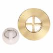 Picture of Encore® Brass Sink Drain 1-1/2" L, 1-3/8" Dia. Sink Opening, 2" Face Flange, Includes: Locknut, Washer and Stopper, 1" NPS