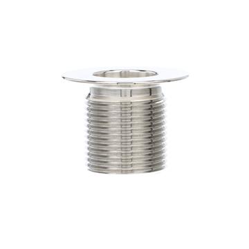 Picture of Encore® Nickel Plated Brass Sink Drain 1-1/2" L, 1-3/8" Dia. Sink Opening, 2" Face Flange, 1" NPS