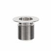 Picture of Encore® Nickel Plated Brass Sink Drain 1-1/2" L, 1-3/8" Dia. Sink Opening, 2" Face Flange, Includes: Locknut & Washer, 1" NPS