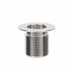 Picture of Encore® Nickel Plated Brass Sink Drain 1-1/2" L, 1-3/8" Dia. Sink Opening, 2" Face Flange, Includes: Locknut & Washer, 1" NPS