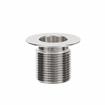 Picture of Encore® Nickel Plated Brass Sink Drain 1-1/2" L, 1-3/8" Dia. Sink Opening, 2" Face Flange, Includes: Locknut & Washer, 1" NPS