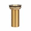 Picture of Encore® Brass Sink Drain 3-1/4" L, 1-3/8" Dia Sink Opening, 2" Face Flange, Includes: Brass Locknut & Washer, 1" NPS