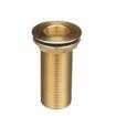Picture of Encore® Brass Sink Drain 3-1/4" L, 1-3/8" Dia Sink Opening, 2" Face Flange, Includes: Brass Locknut & Washer, 1" NPS