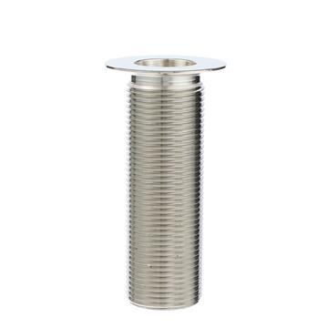 Picture of Encore® Nickel Plated Brass Sink Drain 4" L, 1-3/8" Dia Sink Opening, 2" Face Flange, 1" NPS