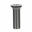 Picture of Encore® Nickel Plated Brass Sink Drain 4" L, 1-3/8" Dia Sink Opening, 2" Face Flange, Includes: Locknut & Washer, 1" NPS